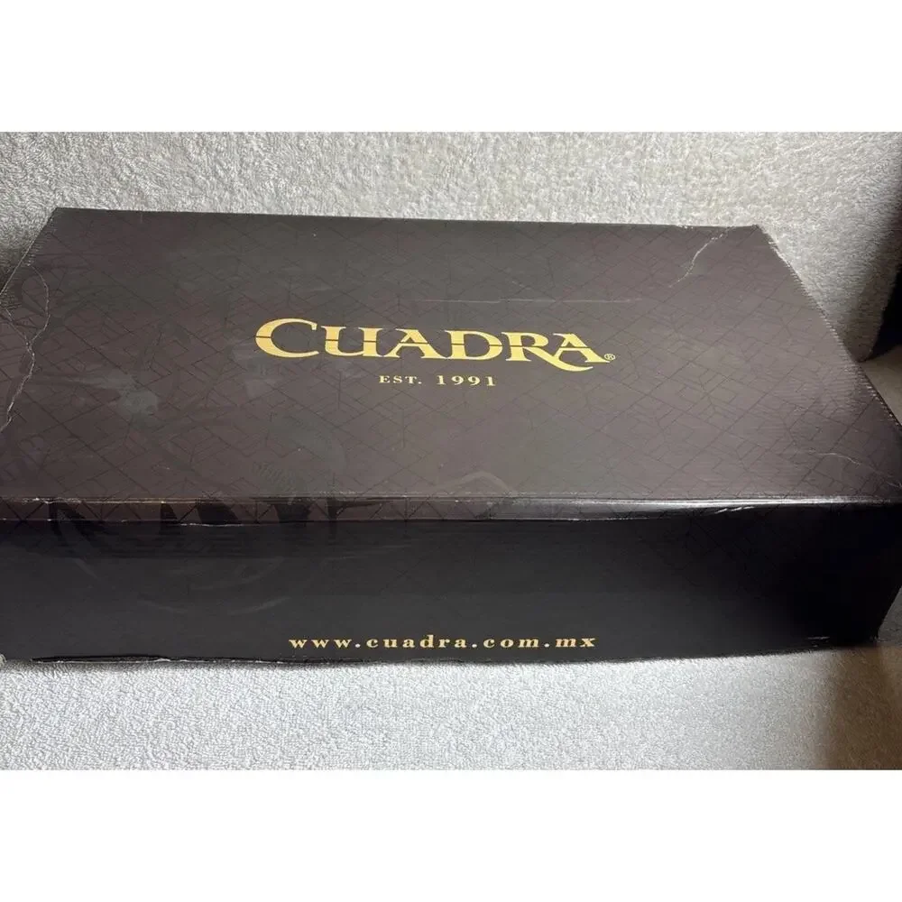 Cuadra Women's Tall Boot White Leather Side Zipper Size 6 M